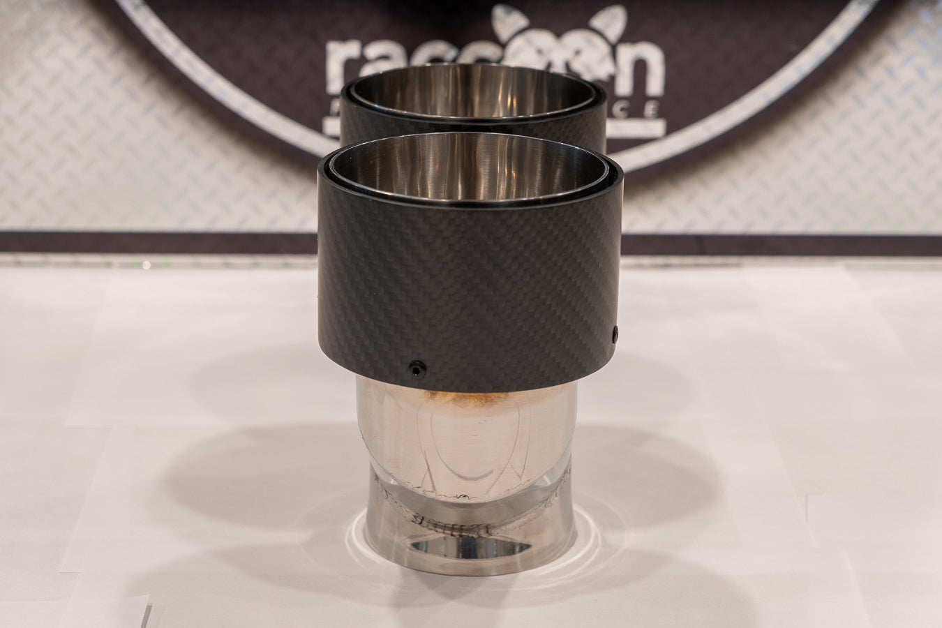 2015-2023 Dodge Challenger Carbon Fiber Quad Exhaust Tips / Includes 2 Tips