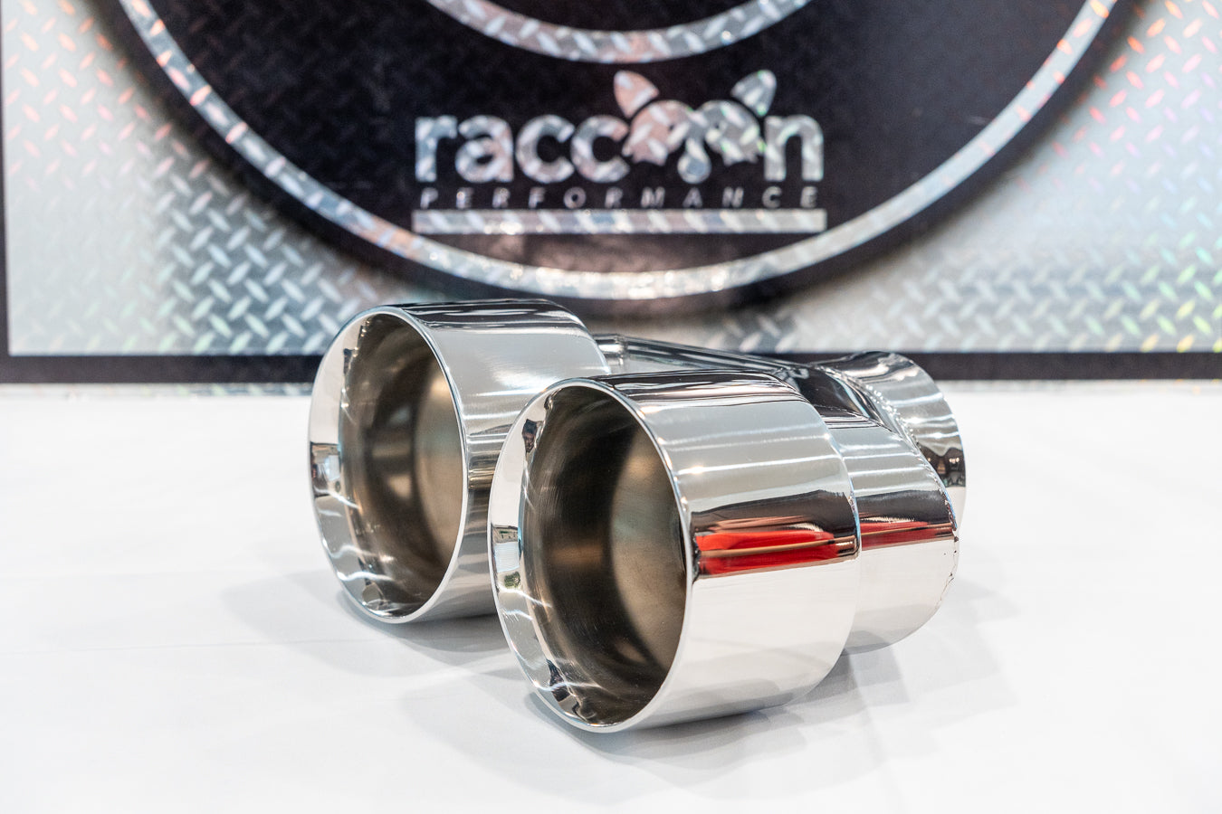 2015-2023 Dodge Challenger Polished Quad Exhaust Tips / Includes 2 Tips