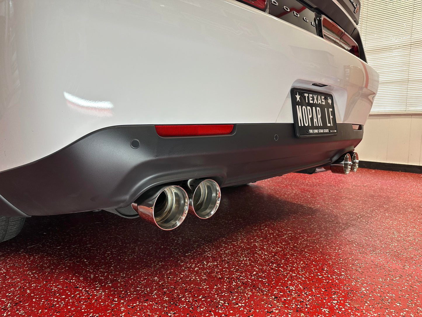 2015-2023 Dodge Challenger Polished Quad Exhaust Tips / Includes 2 Tips